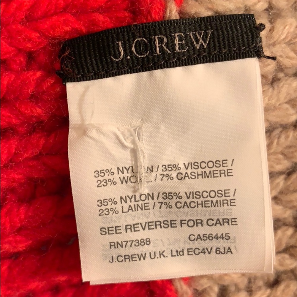 J. Crew striped infinity scarf - Picture 2 of 3